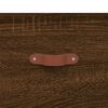 vidaXL Credenza Rovere Marrone 69,5x34x180 cm in Legno Multistrato
