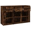 vidaXL Credenza Rovere Fumo 100x30x59,5 cm in Legno Multistrato