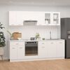 vidaXL Set Armadi da Cucina 8 pz Lyon Bianco in Legno Multistrato