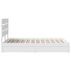vidaXL Letto con Contenitore Bianco 120 x 190 cm Legno multistrato