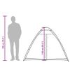 vidaXL Tenda da Campeggio a Cupola 4 Persone Mimetica Impermeabile