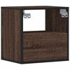 vidaXL Comodino a Muro Rovere Marrone 40x31x39,5 cm