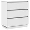 vidaXL Armadio da Notte Bianco 71 x 34,5 x 75 cm Legno multistrato