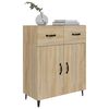 vidaXL Credenza Rovere Sonoma 69,5x34x90 cm in Legno Multistrato