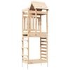 vidaXL Torre da Gioco Marrone 52,5 x 85 x 238 cm Pino massello