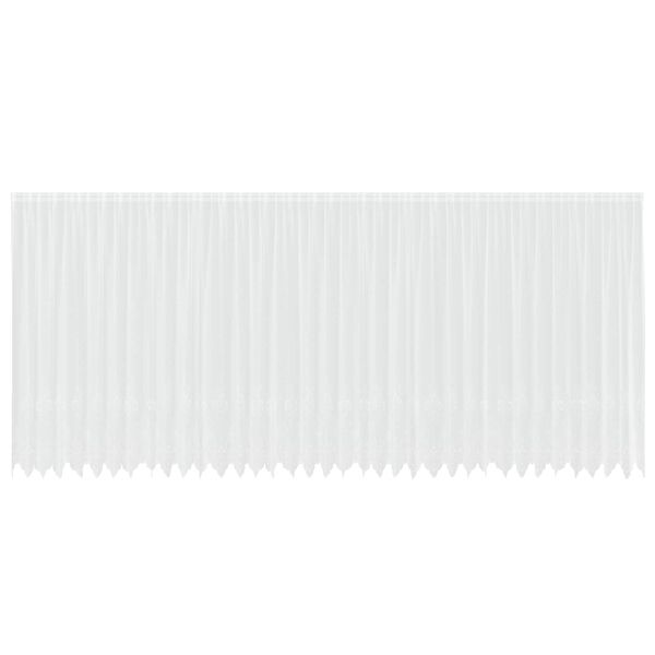 vidaXL Tenda in Pizzo con tende Bianco 900 x 240 cm Poliestere