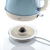 Ariete Bollitore Elettrico Vintage a Cono Blu 1,7 L
