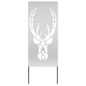 vidaXL Schermo per privacy in giardino Argento 50 x 140 cm