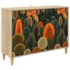 vidaXL Credenza ZAANDAM Sonoma 102 x 33 x 75 cm Legno ingegnerizzato