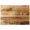 vidaXL Piano Tavolo Bordi Vivi 70x40x3,8cm Legno Massello Mango Grezzo