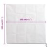 vidaXL Coperture con Cerniera per Piante 10pz 70 g/m² 1,55x1,55 m