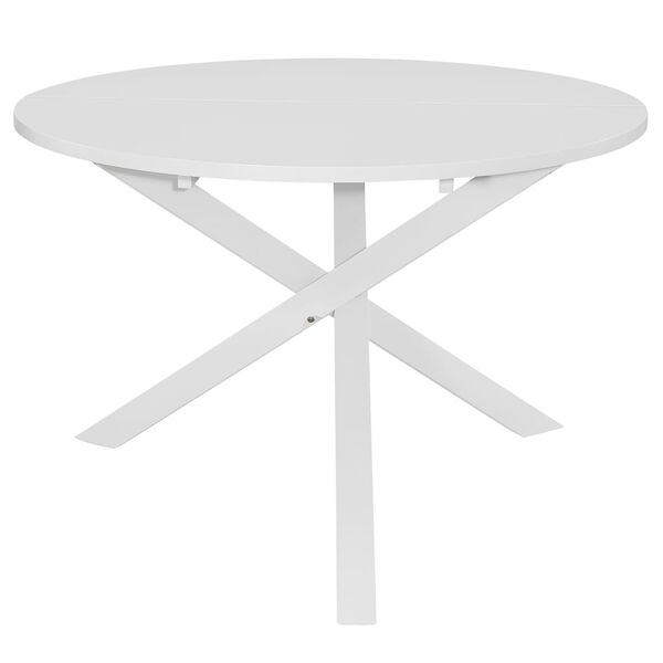 vidaXL Set per Sala da Pranzo 5 pz in MDF Bianco