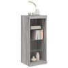 vidaXL Credenza con Luci LED Grigio Sonoma 41x37x100 cm