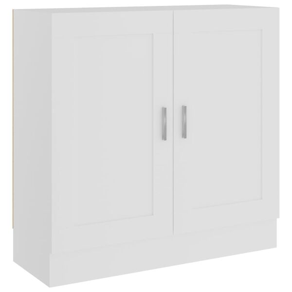vidaXL Libreria Bianca 82,5x30,5x80 cm in Legno Multistrato
