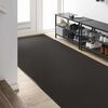 vidaXL Tappetino Altro Nero 120 x 300 cm Poliammide e PVC