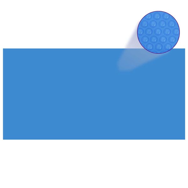 vidaXL Copripiscina Rettangolare 1200x600 cm in PE Blu
