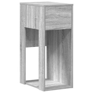 vidaXL Supporto a Torre per Computer con Cassetto Grigio 30x44x74 cm