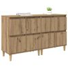 vidaXL Sideboards 2 pcs Rovere artigianale 60 x 35 x 70 cm