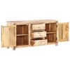 vidaXL Credenza 151x40x75 cm in Legno Grezzo di Acacia