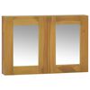 vidaXL Mobile a Specchio 60x10x40 cm in Legno Massello di Teak