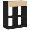 vidaXL Libreria Nera 66x31x80 cm in Legno Multistrato