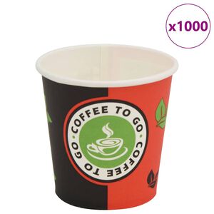 vidaXL Bicchieri da Caff&egrave; Monouso in Carta 1000 pz 120 ml (4 oz)