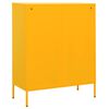 vidaXL Armadietto Giallo Senape 80x35x101,5 cm in Acciaio