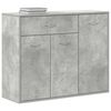 vidaXL Credenza Grigio Cemento 88x30x70 cm in Legno Multistrato