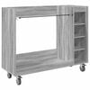 vidaXL Armadio per Golf con ruota Grigio Sonoma 120 x 45 x 98 cm
