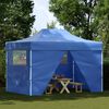 vidaXL Tenda Party Blu 280 x 410 x 315 cm Tessuto Oxford