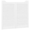 vidaXL Porte Swing 2 pz 90 x 40 cm Legno Massello di Pino Bianco
