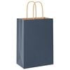 vidaXL Sacchetti di Carta 50 pz con Manici Blu 15x8x21 cm