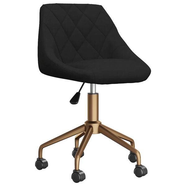 vidaXL Sedie da Pranzo Girevoli 2 pz Nere in Velluto