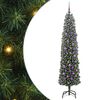 vidaXL Albero di Natale artificiale con 300 LED Verde 180 cm