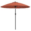 vidaXL Ombrellone da Esterni Palo in Alluminio 250 cm Terracotta