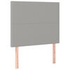 vidaXL Giroletto senza Materasso Grigio Chiaro 100x200 cm Tessuto