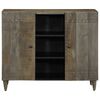 vidaXL Credenza 90x33x75 cm in Legno Massello di Mango
