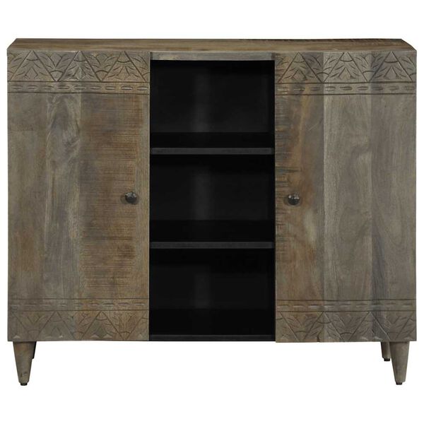 vidaXL Credenza 90x33x75 cm in Legno Massello di Mango
