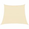 vidaXL Vela Parasole 160 g/m² Crema 3/4x3 m in HDPE