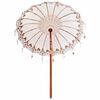 vidaXL Parasol Balinese Crema 185 x 185 x 260 cm
