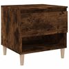 vidaXL Comodino Rovere Fumo 50x46x50 cm in Legno Multistrato