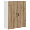 vidaXL Armadietto a muro LUCCA Rovere Artigianale 80 x 31 x 100 cm