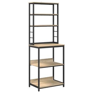 vidaXL Mensola da cucina Rovere Sonoma 60 x 40 x 168 cm