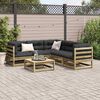 vidaXL Set Divani da Giardino 6 pz in Legno Impregnato di Pino