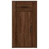 vidaXL Mobile Scrivania rovere marrone 40x49x75 cm Legno Multistrato