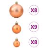 vidaXL Palline di Natale 98 pz Rame &Oslash;3/4/6 cm