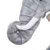 vidaXL Elefante in Peluche in Piedi Grigio XXL
