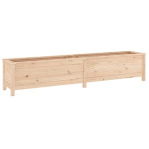 vidaXL Fioriera Rialzata da Giardino 199,5x40x39cm Legno Massello Pino