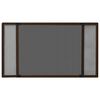 vidaXL Zanzariera Allungabile per Finestre Marrone (75-143)x50 cm