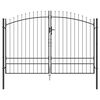 vidaXL Cancello Doppio WOERDEN 299,5 x 249,5 cm Acciaio Bloccabile